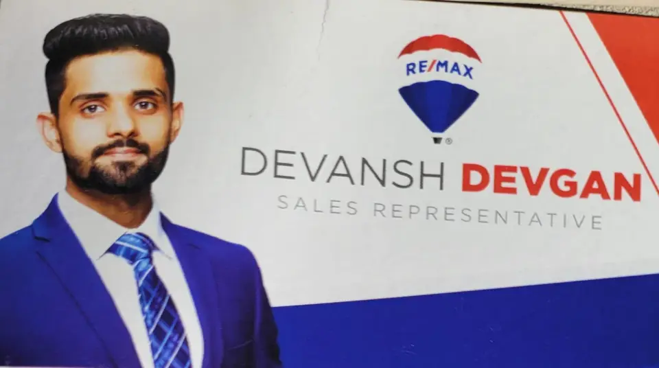 Devansh Devgan business card