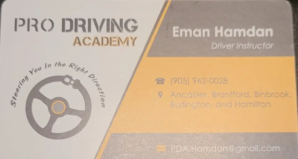 Eman Hamdan business card