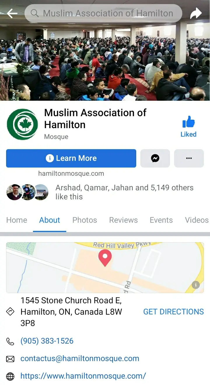 Muslim Association of Hamilton, photo 1