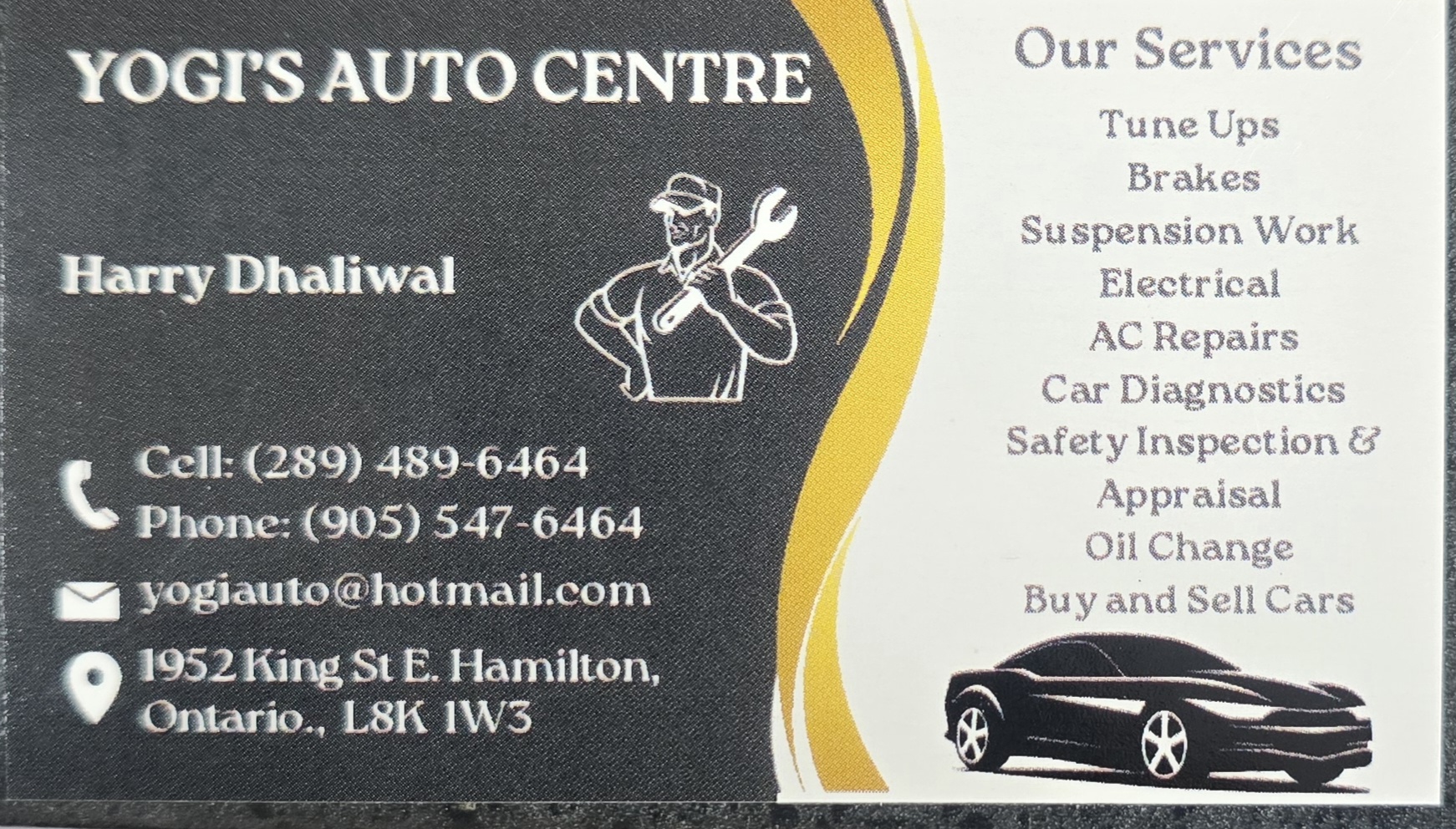 Yogi Auto Centre-Harry Dhaliwal